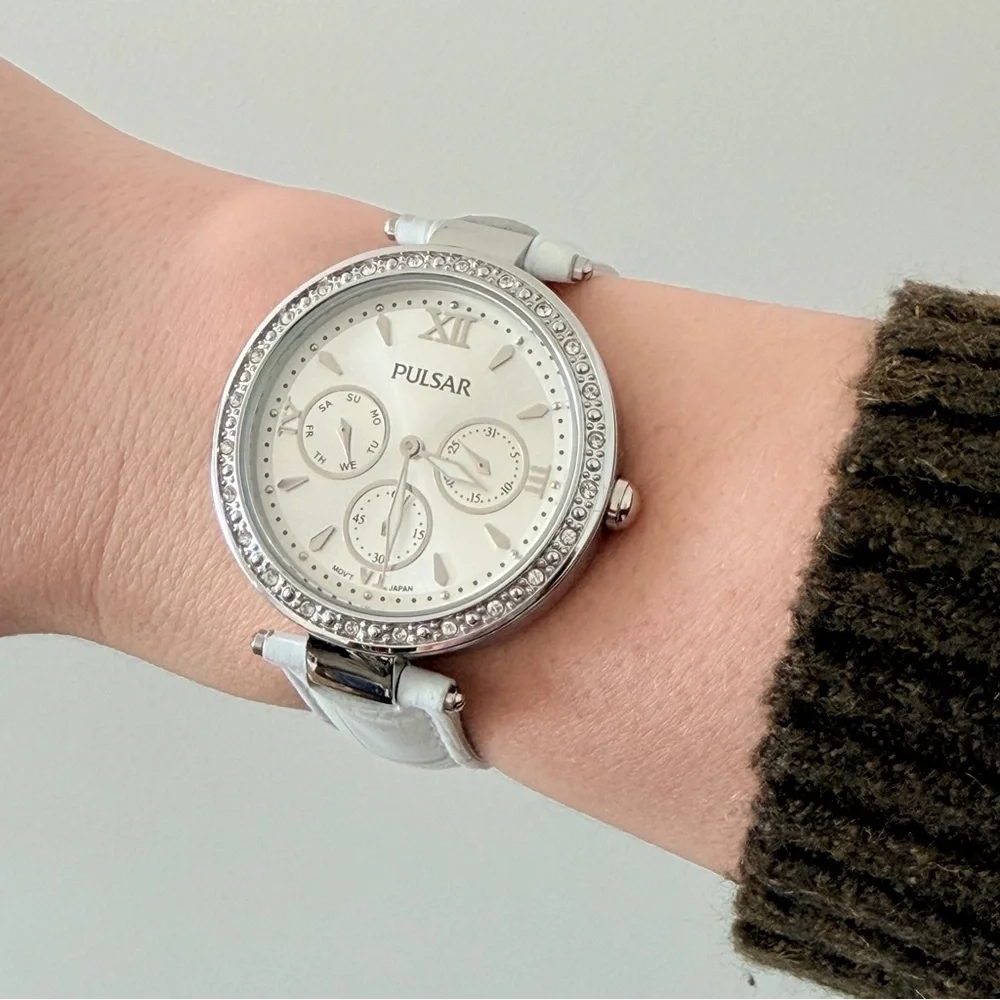 Pulsar watch featuring